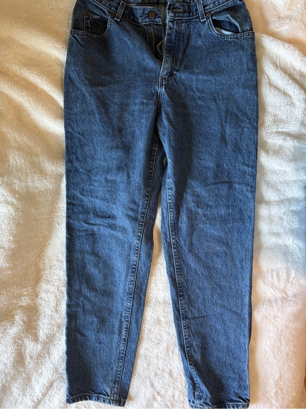 Lee Women's Straight-Leg Jeans in Medium Blue Denim